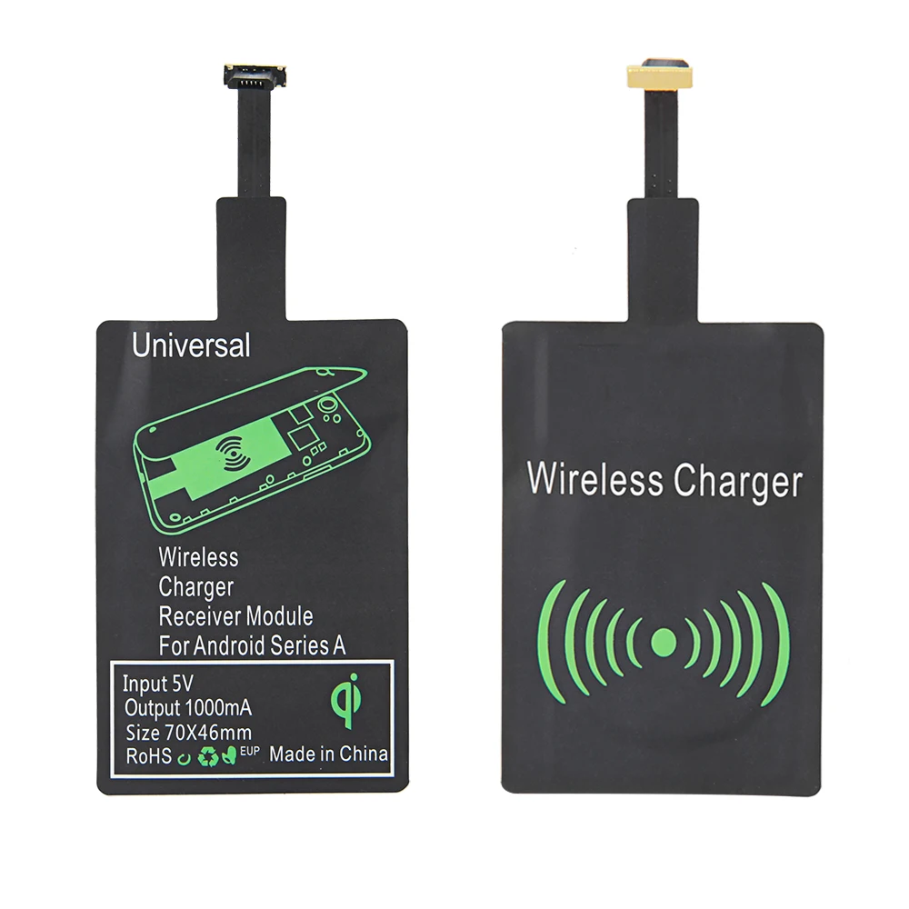 Qi Wireless Charger Receiver 5V 1A Universal Iphone Android Cell Phone for Smartphone Portable Charging | Мобильные телефоны и