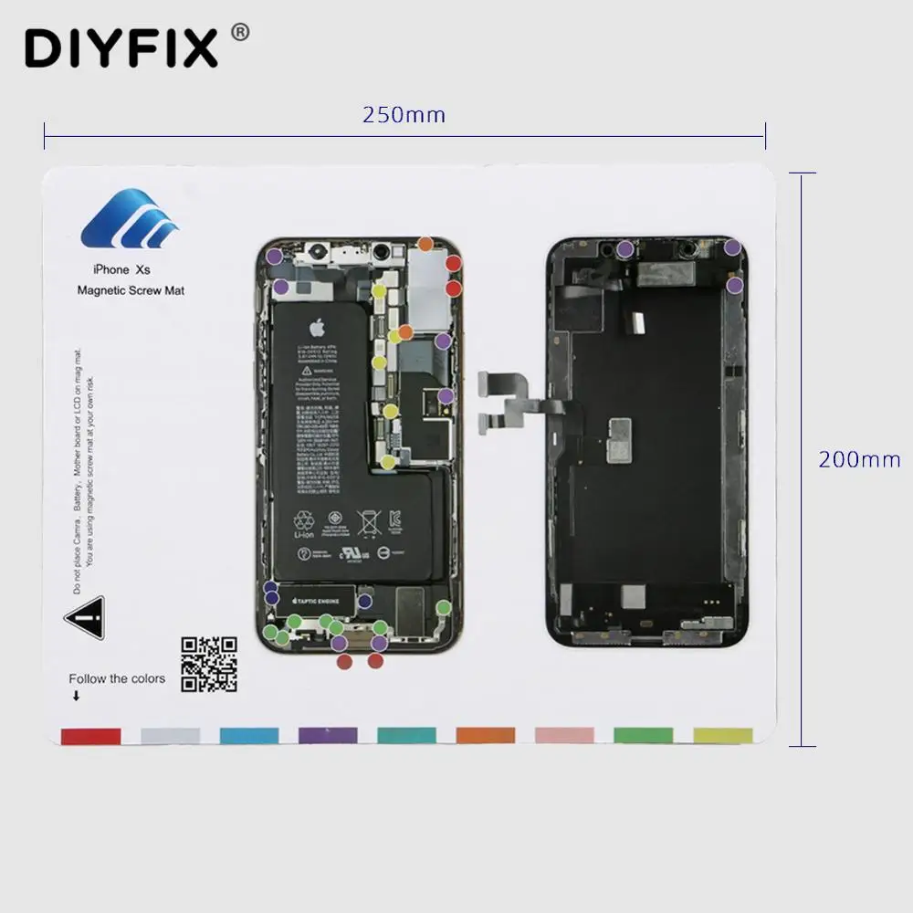 Магнитный коврик для винтов рабочий iPhone X XR XS Max 7 8 Plus профессиональный