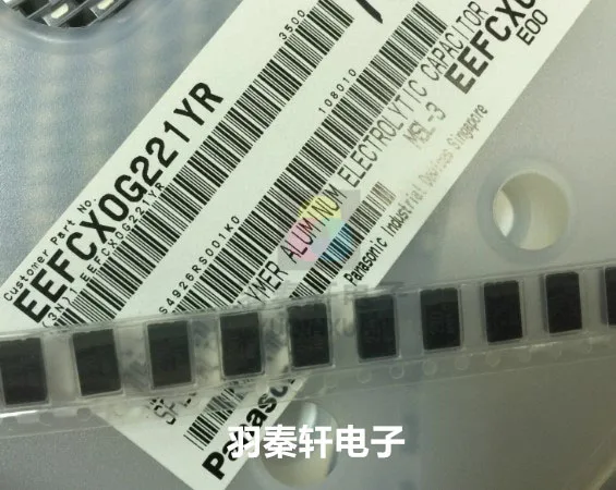 220 мкФ 2В 2 5 в 4в 7.3ммх4.3ммх1.9мм EEF SX0D221ER EEFCX0G221YR SPEC POLYMER SMDNew and Original|Соединители| |