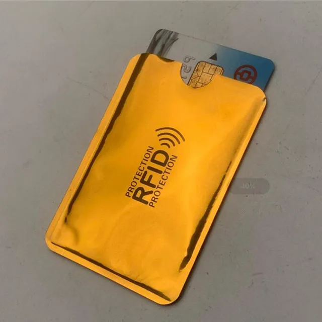 5pcs Style 8 5 шт. Анти Rfid кошелек Блокировка ридер замок банк держатель для карт Id банковский чехол для карт Защита металлический кредитный держатель для карт Алюминий - Цвет: 5pcs Style 8