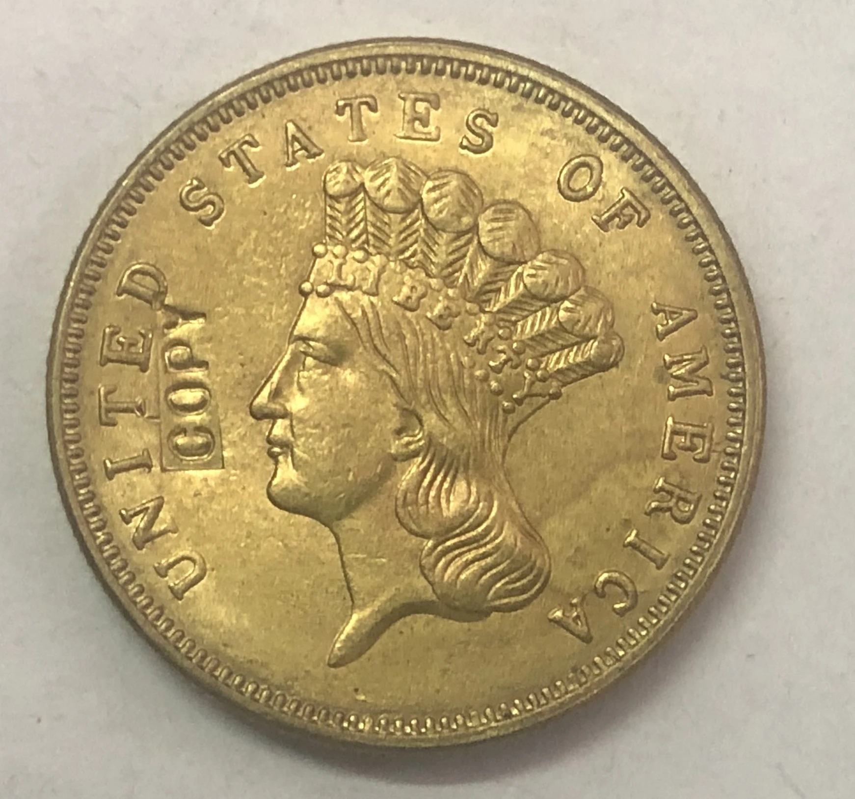 (1857 1858 1859) United States $3 Three Dollar | Дом и сад