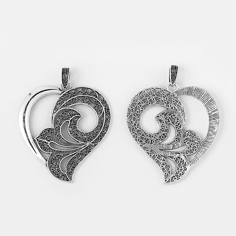 3 шт. подвески в виде цветка лилии филигранью 65*61 мм|heart filigree|filigree heart pendantfiligree pendants |