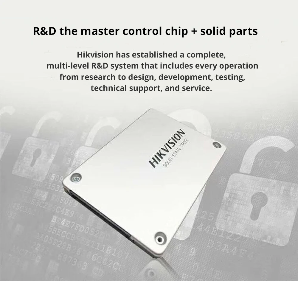 HIKVISION SSD V100 512 ГБ 1024 ГБ Внутренний твердотельный накопитель SATA3.0 для мониторинга безопасности Видео IWS гарантия