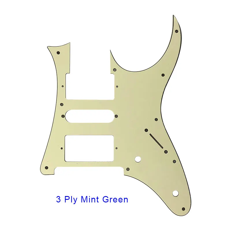 Pleroo гитарные части, палочки с винтами, костюм для Ibanez RG 350 MZ Japan MIJ гитарные палочки, защита для музыки, Сменные аксессуары - Цвет: 3 ply mint green