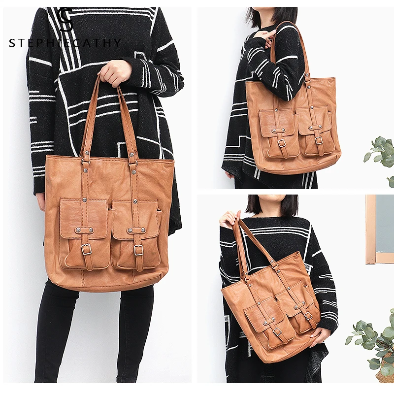 SC коровья кожа Большая вместительная сумка тоут женские роскошные кожаные сумки