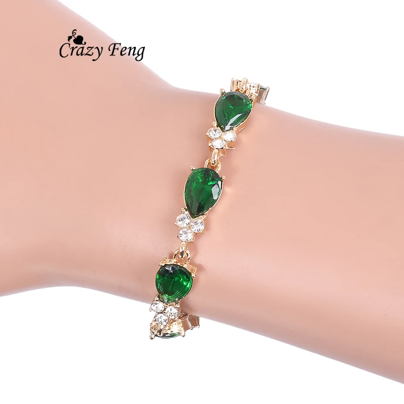 Новые женские украшения модные браслеты золотого цвета браслет цепочка Cz