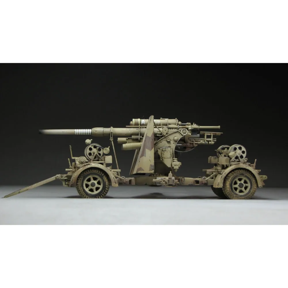 Немецкая модель оружия OHS Tamiya 35017 1/35 88 мм Flak 36/37 Вт/9 фигурок Ks750 Военная сборка AFV