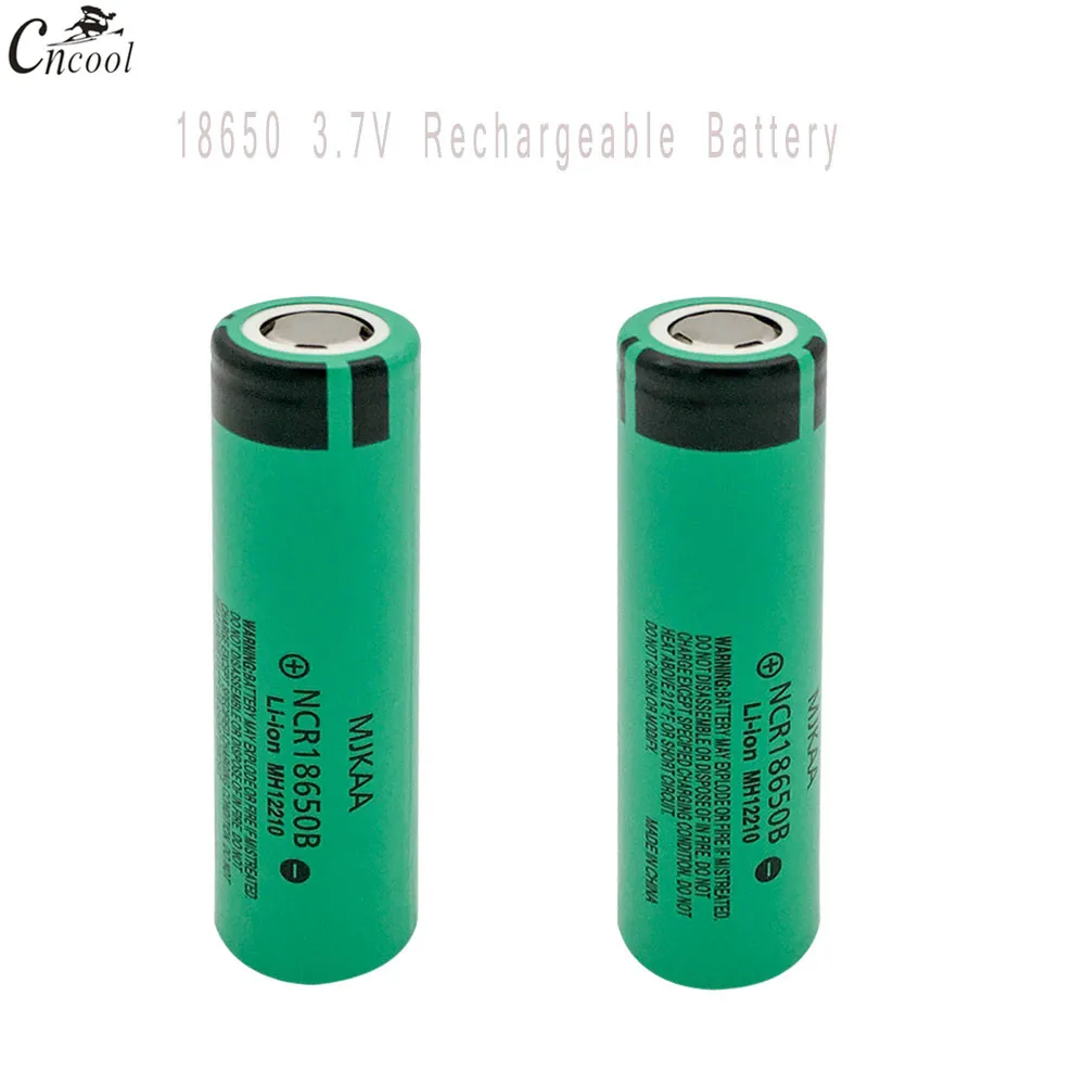 Cncool 2 шт./лот оригинальный ncr 18650 Перезаряжаемые Батарея 3 7 V 3400 мА/ч NCR18650B литий