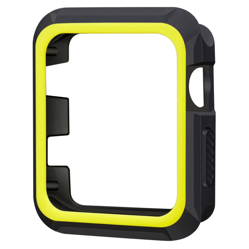 Силиконовый ТПУ гелевый Бампер Защитный чехол для Apple Watch Series 3/2/1 38 мм 42 мм|Ремешки