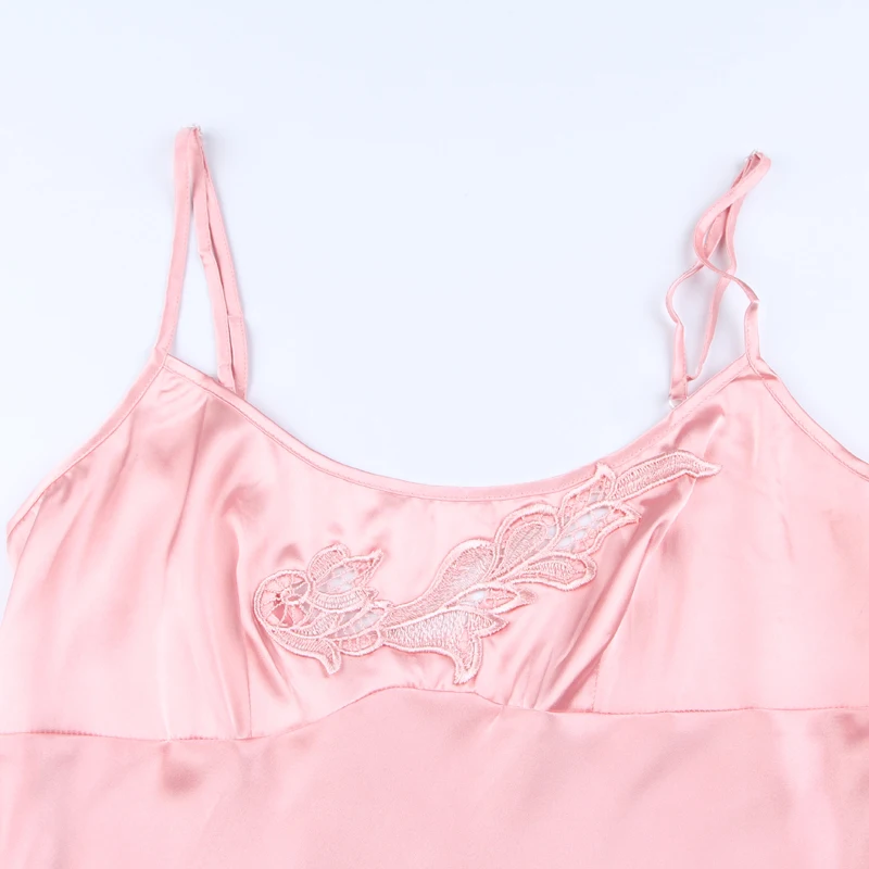 2017 Летней Одежды Спагетти Ремень Ночные Рубашки Сексуальная Шелковый Белье