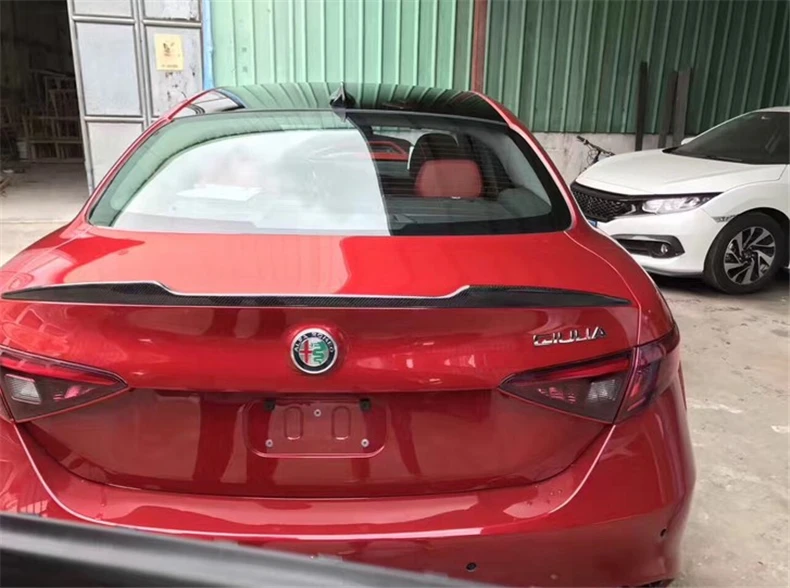 Спойлер из углеродного волокна для Alfa Romeo Giulia 2016 2017 2018 2019 высококачественные