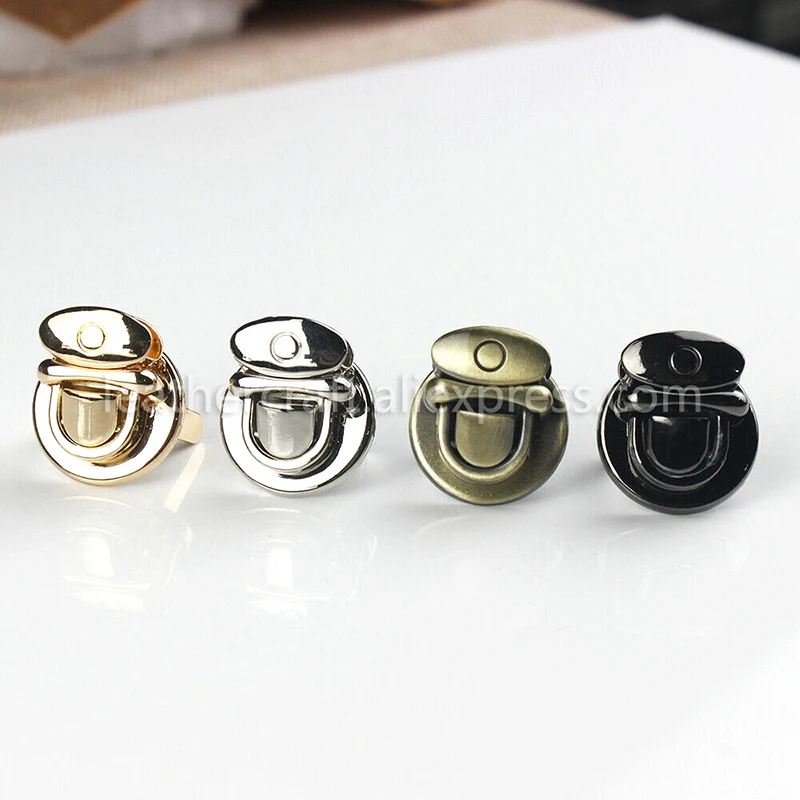 1x металлическая застежка с кнопкой замком искусственная для языка кожаная