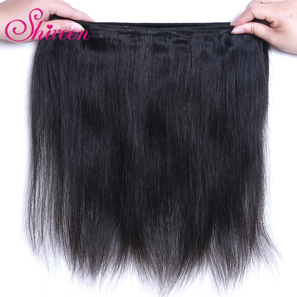 Монгольские волосы Переплетенные пучки 8 30 дюймов натуральные черные прямые 4