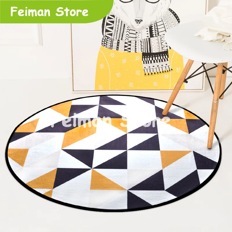 Скандинавский Серый Белый детская игровая палатка напольный коврик с