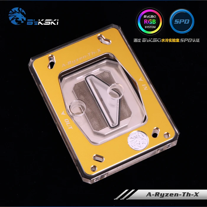 Bykski водоблок для процессора для AMD 940/AM2+/AM3/AM3+/AM4/X399 RGB/RBW/NoLED воды жидкостного охлаждения