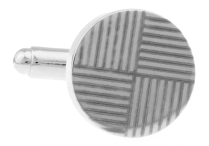 Мужские ювелирные изделия лазерные запонки оптовая продажа разноцветные медные