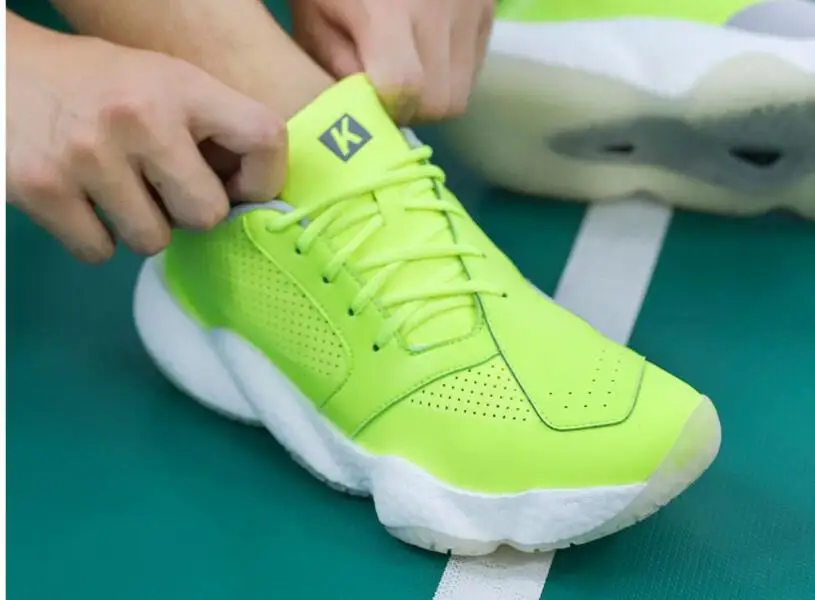 green 40 Xiaomi KEYTRA попкорн красочные бадминтон обувь Спорт на открытом воздухе кроссовки footbird дышащие кроссовки pk Amazfit обувь - Цвет: green 40