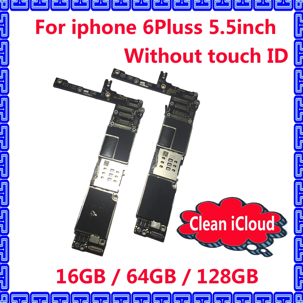 Бесплатная системная логическая плата iCloud IOS без touch ID для iphone 6 Plus 100% оригинальная