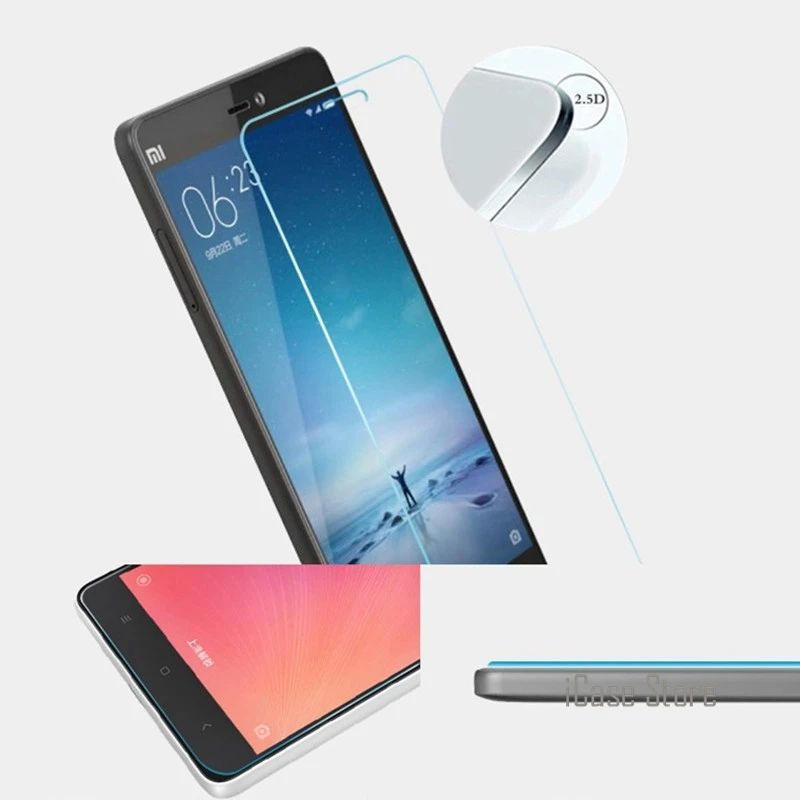 Защитная пленка из закаленного стекла для Xiaomi mi2 mi3 mi4 mi5 4C 4i 4S redmi note 2 note1 note2 note3 4 3 S
