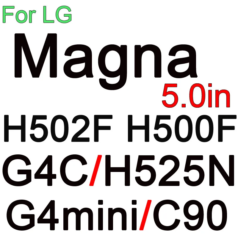 9H Tempered Glass 9H пленка из закаленного стекла для LG Magna H502F H500F G4mini G4 Mini C90 G4C H520N H525N Защитная пленка для экрана, чехол для телефона - Цвет: 9H Tempered Glass