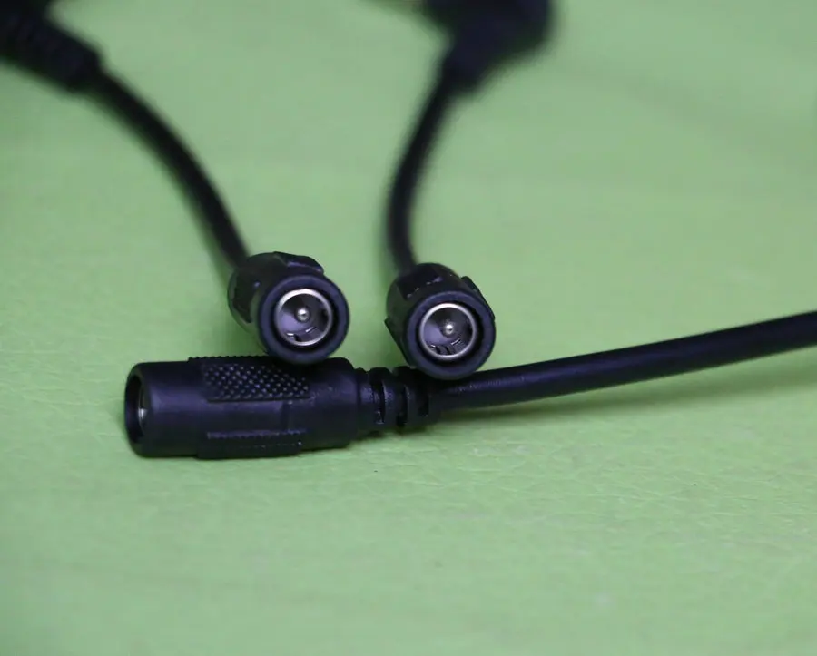 Прямой двухконцевой разъем постоянного тока 22AWG 2 шт. 5 5x2 1 мм Удлинительный кабель