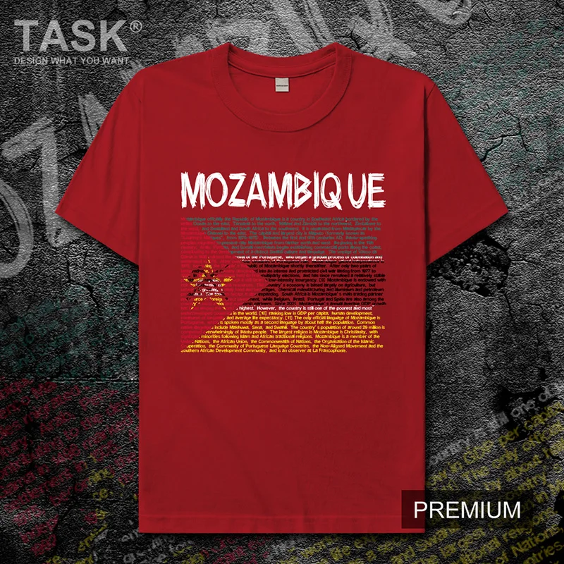 MOZ Mozambican Мужская футболка Новые Топы футболки Одежда с коротким рукавом свитер