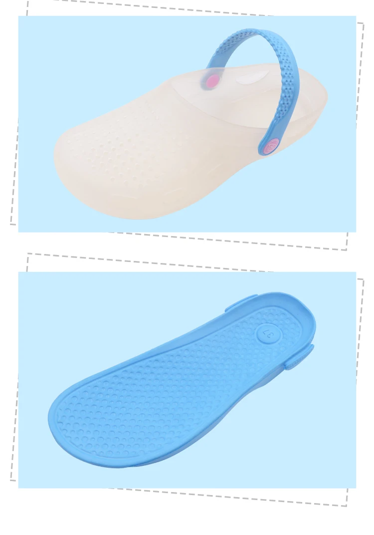 Surgical Medical Shoes Non-slip Beach Shoes Hospital Nurse Doctor Slippers Garden Clogs Summer Breathable Hole Work Shoes