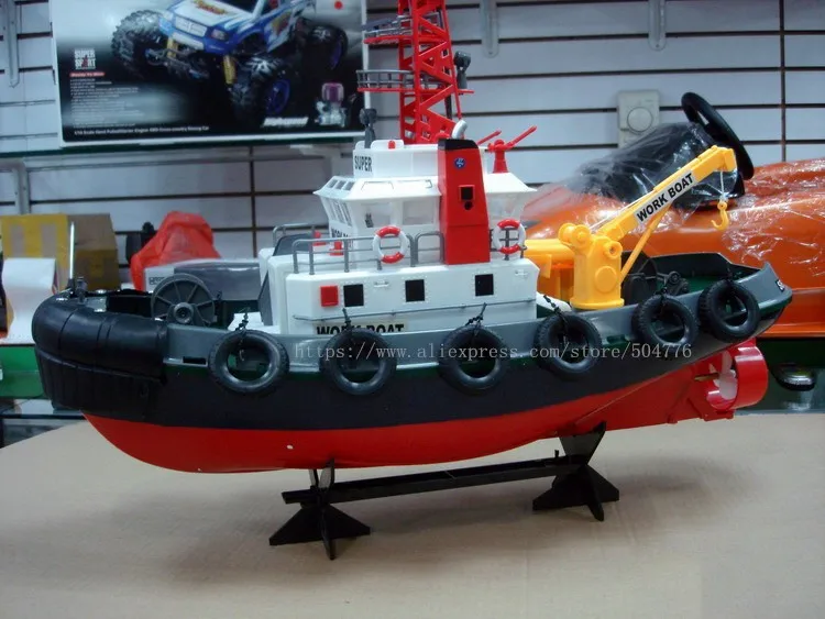 Американский морской порт Рабочая лодка с функцией водяного распыления HL 3810 2 4G