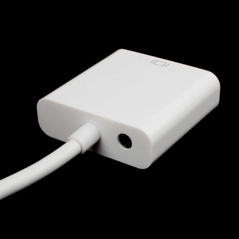 Цена по прейскуранту завода Белый HDMI к VGA 3 5 мм разъем аудио кабель адаптер