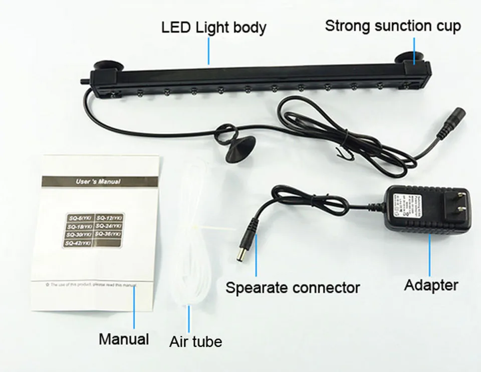 31 см 12 SMD светодиодный аквариум освещение для аквариума трубка бар свет подводный погружной воздушный пузырь лампа безопасности США ЕС Великобритания saa разъем