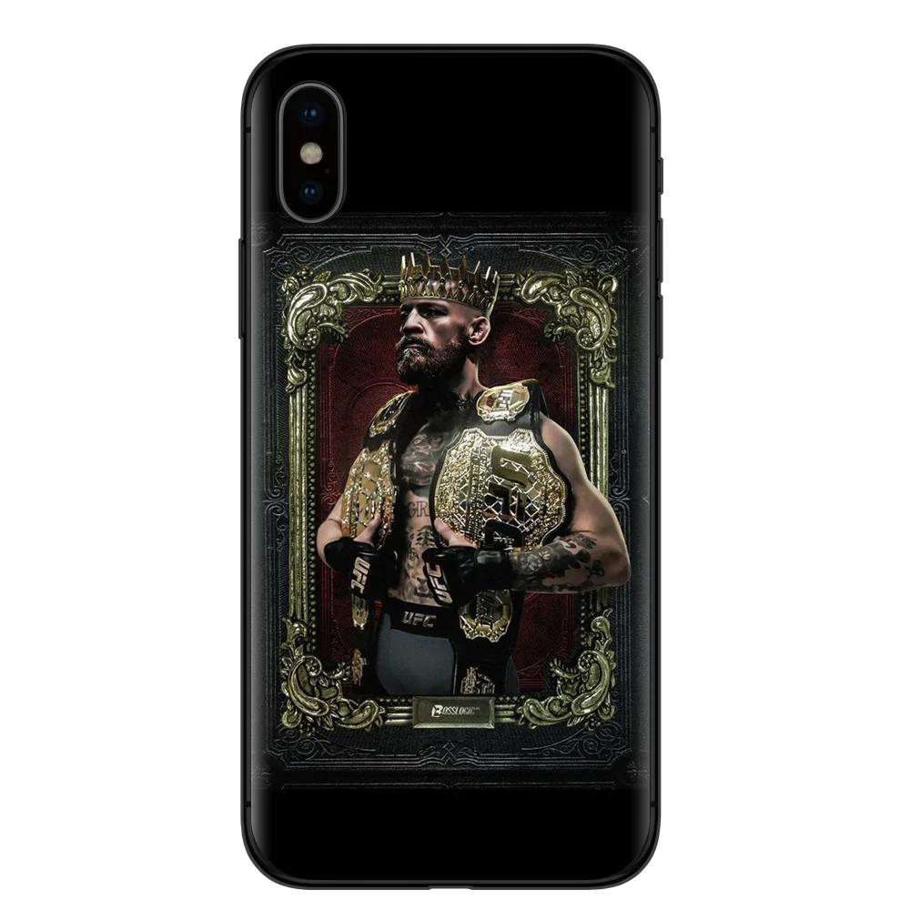 RUIXKJ Conor McGregor Gold King чехол для телефона для iphone 6 6S Plus Мягкая силиконовая задняя крышка для iphone X 8 7 Plus 5 5S SE Fundas