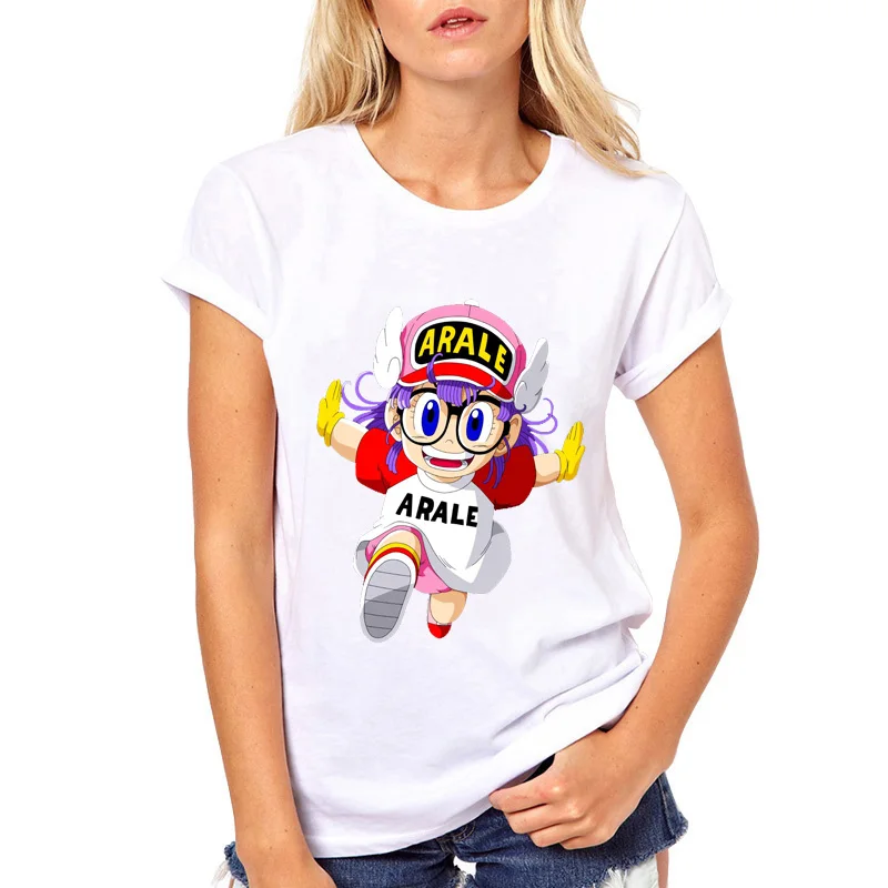 Picture-8 Новая брендовая Эстетическая футболка Женская harajuku Dragon Ball футболка Arale camiseta mujer футболка белая футболка женская - Цвет: Picture-8