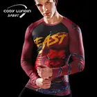 Мужская футболка для тренажерного зала, компрессионная футболка MMA 3D с рисунком орангутанга, футболка для тренировок, быстросохнущие тренировочные топы для бега, футболка для фитнеса Muay