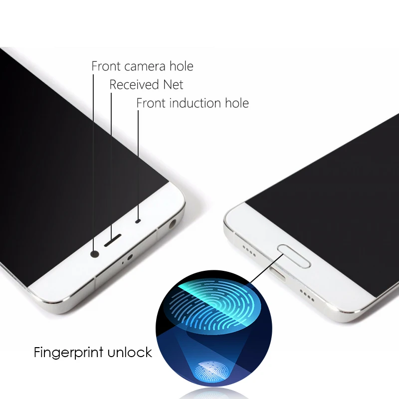 Кнопка отпечатков пальцев для Xiaomi Mi5 LCD сенсорный экран с рамкой ЖК дисплей +