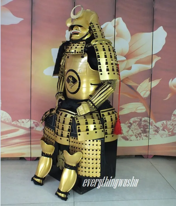 Real Armor Японский самурайский доспехи ручной работы древние японские доспехи - Цвет: Real Armor