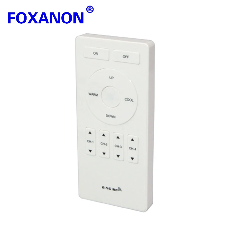 Новый с регулируемой яркостью Mi Light беспроводной 2 4G 4 зоны теплый белый (2700 K)