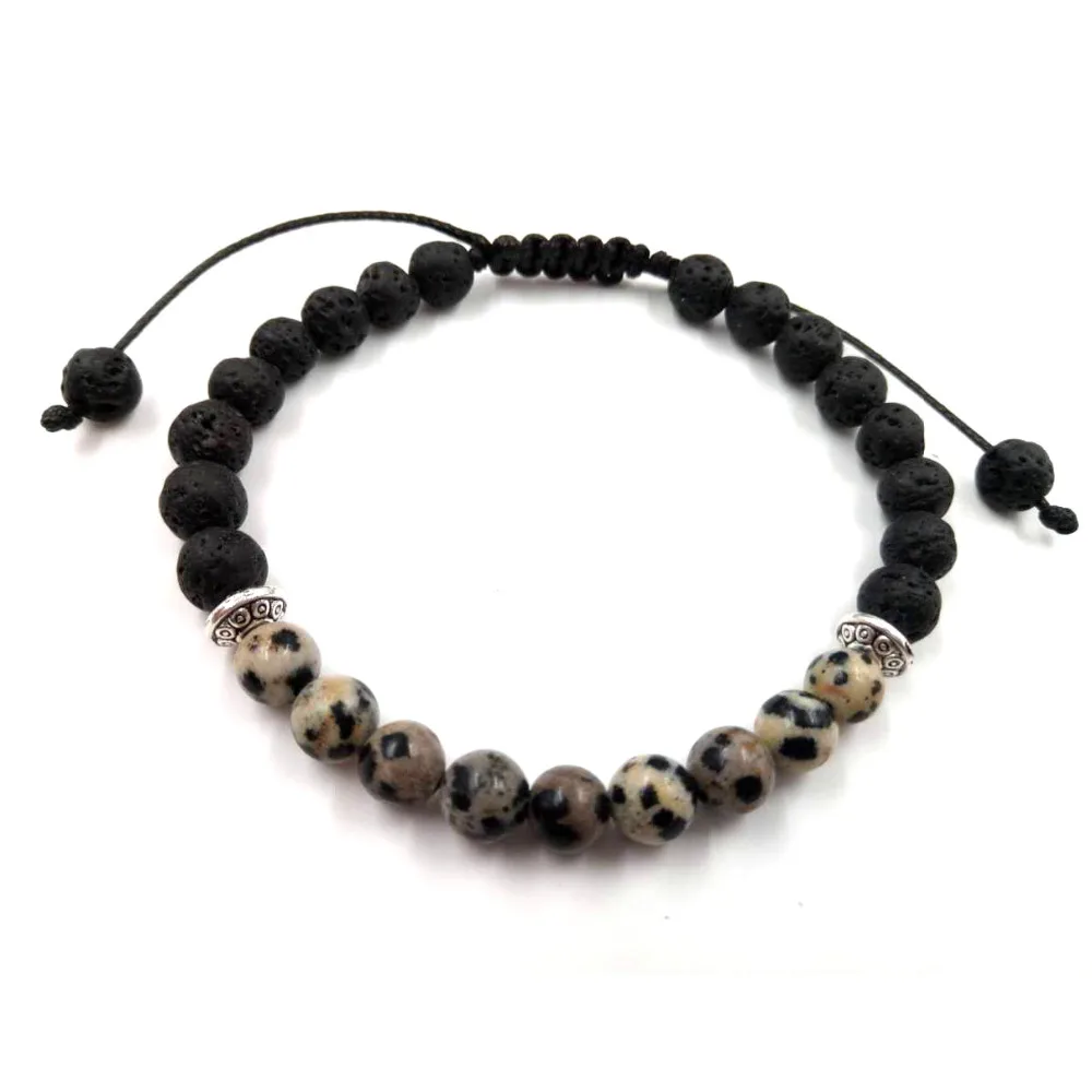 Браслет ручной работы в стиле бохо с натуральными камнями простой браслет