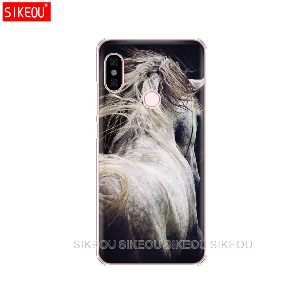 Силиконовый чехол для телефона Xiaomi redmi 5 4 1 1s 2 3 3s pro PLUS note 4X 4A 5A Sunset and horse | Мобильные