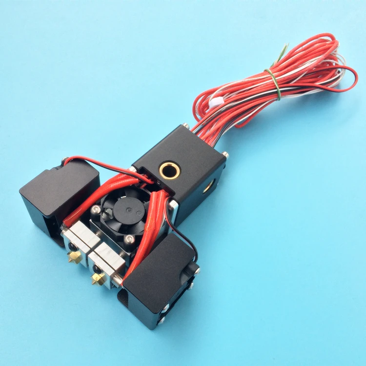 Ultimaker 2+ 3D принтер Chimera hotend Комплект двойной экструдер 2 вход 2 Экструзионная головка из алюминиевого сплава экструдер