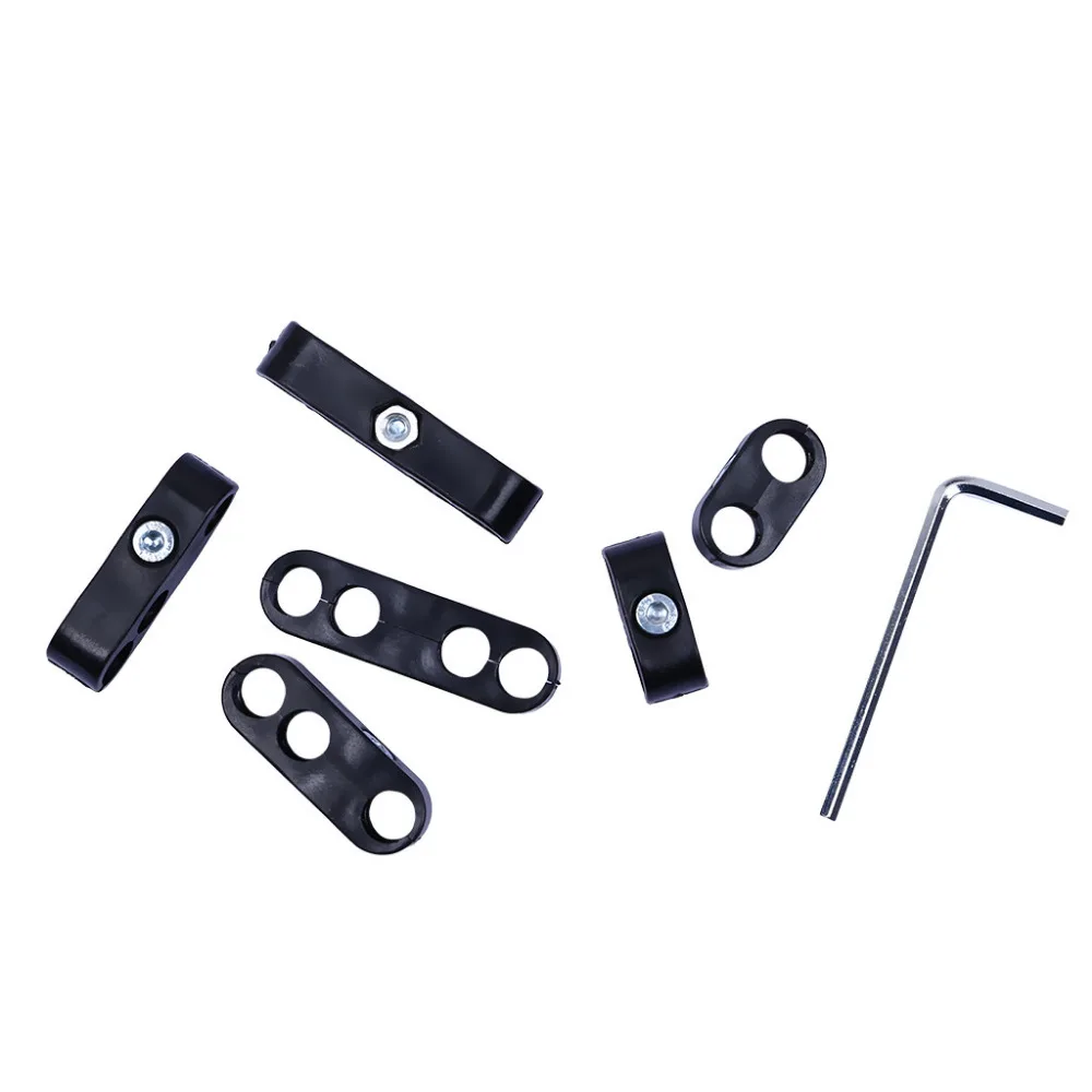 Черные разделители проводов свечей зажигания узлы для Chevy Mopar 7 мм 8