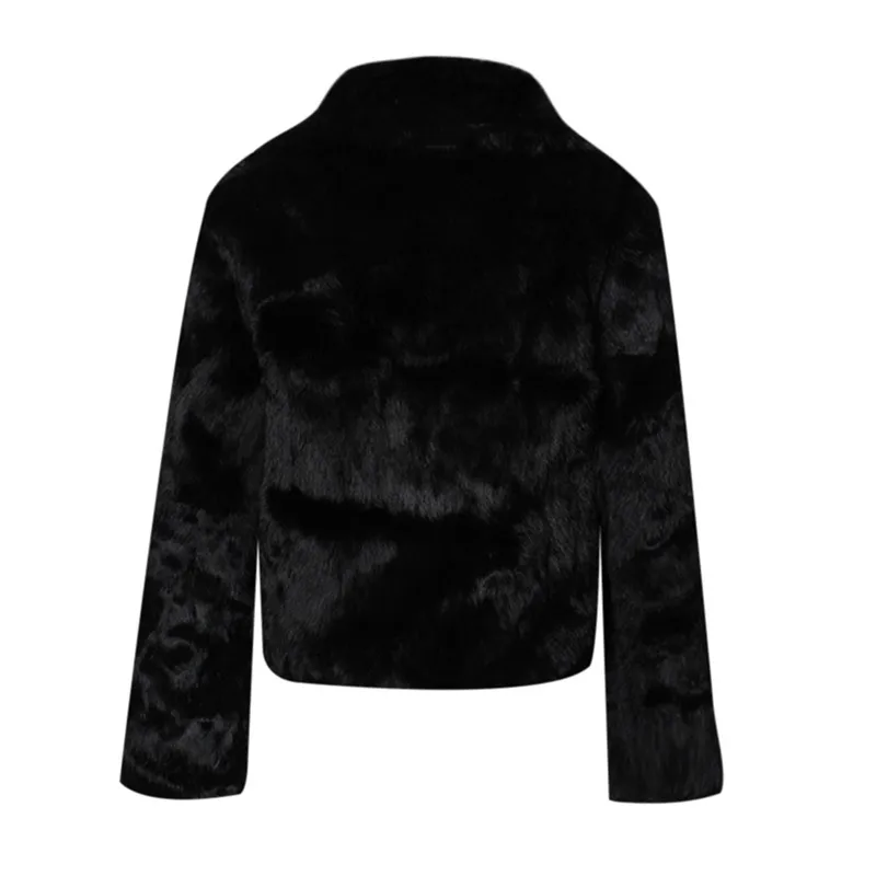 2018 зимнее роскошное пальто из кроличьего меха с длинным рукавом женские и куртки