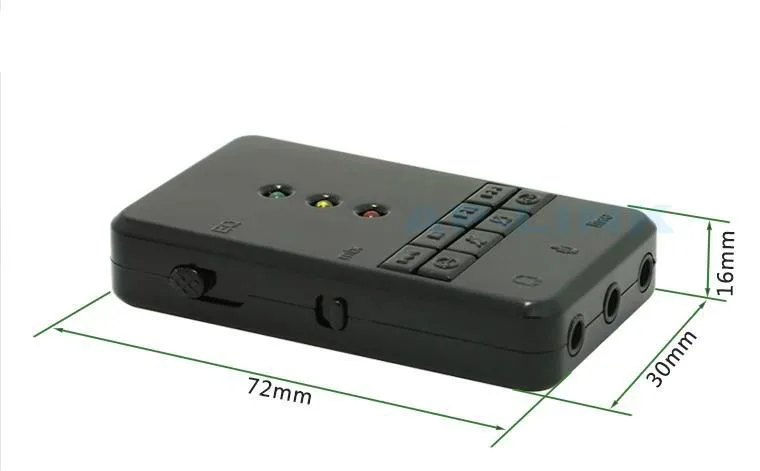 Внешняя звуковая карта USB адаптер 7 1 каналов 3D Аудио гарнитура микрофон разъем 3 5