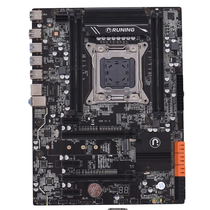 X99 Lga2011 3 материнская плата для Intel I7 E5 V3/E5 V4 4 канальный Ddr4 64G Ram Nvme Ssd M.2 Sata3.0 Usb3.0