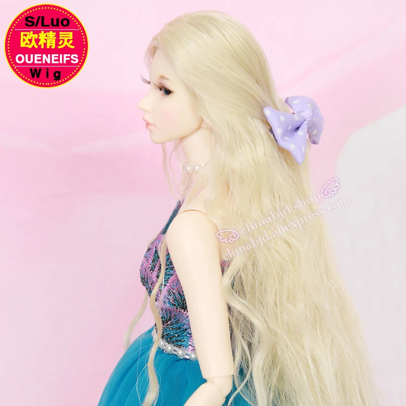 Парик для куклы BJD 1/4 bjd sd Размер 4 5 6 дюймов высокая температура Детские волосы