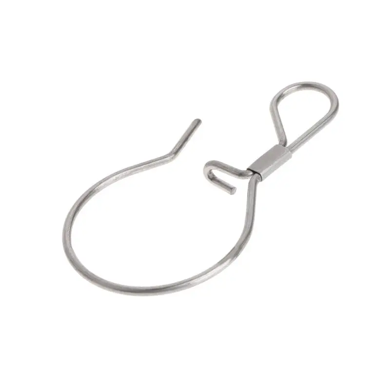 Замок для живой рыбы Пряжка из нержавеющей стали защелки рыболовных снастей