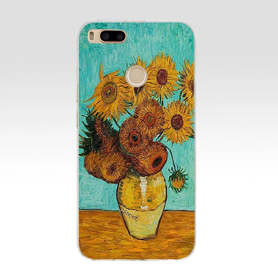 257AQ Van Gogh Tardis силиконовый мягкий ТПУ чехол для телефона xiaomi redmi 4a 6a 4x note 5a pro mi