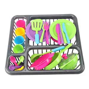 28 шт. детские игрушки для игр и ролевых игр, обучающая кухонная посуда, набор для игр