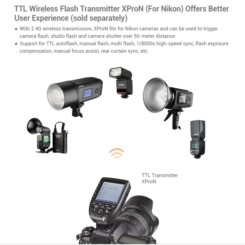 Godox V350 V350N Speedlite флэш-памяти литиевая батарея ttl вспышка для фотокамер Speedlite HSS 1/8000 s 2,4G Беспроводной фон для фотосъемки для nikon Камера D800 d700 D7100 D700