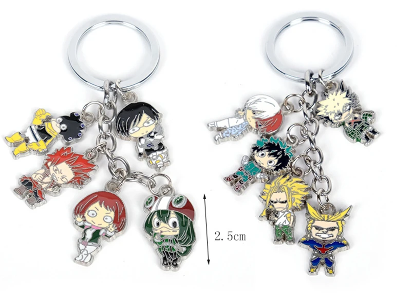 Мой герой Академия брелок Midoriya Izuku Todoroki Shoto Kirishima Eijiro держатель для автомобиля