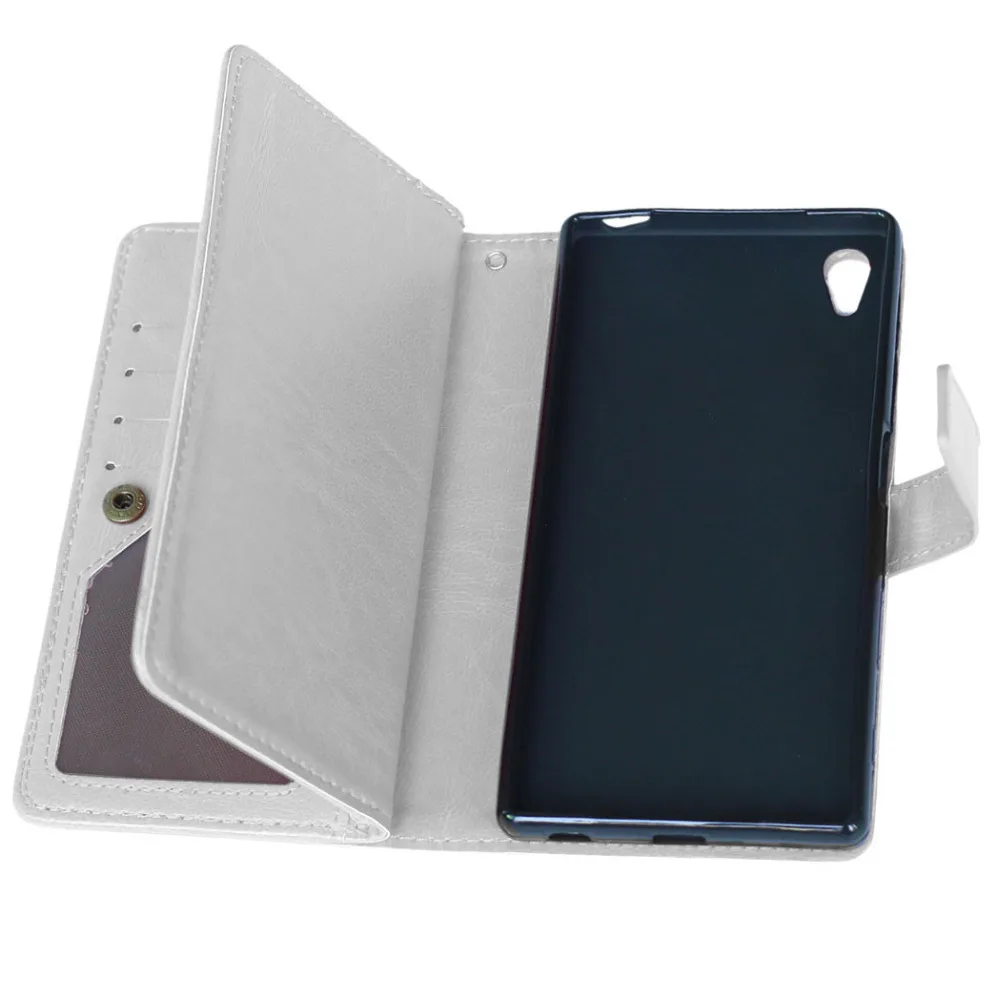 Чехол бумажник Z3 из искусственной кожи для Sony Xperia Z5 Plus многофункциональный чехол
